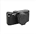 JJC ALC-MX1 Auto Self-Retaining Lens Cap for PENTAX Camera MX-1 (Black)