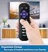 Remote Control Compatible with TCL ROKU TV 55S405 40S3800 50UP120 65S401 32S301 32s305 32S850 32S3700 32S3750 43FP110 43UP120 48FS3700 48FS3750 50FS3850 50UP120 28S3750 32FS3700 32S850 with Blue Casethumb 2