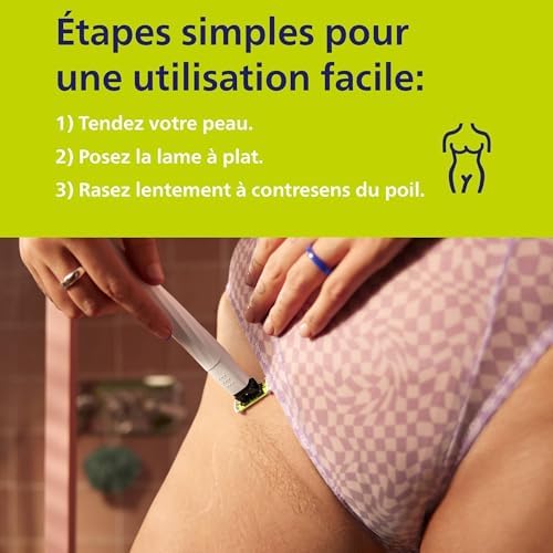 OneBlade Intimate, rasage intime, tailler et raser avec protection cutanée supplémentaire, Rasage proche et confortable - pas complètement nu, modèle QP1924/28