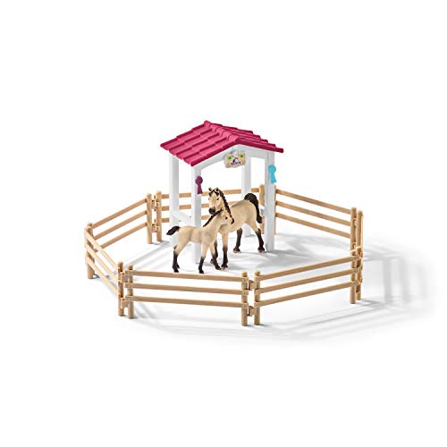 schleich 42369 Pferdebox mit Arabern und Pferdepflegerin, für Kinder ab 5 Jahren, Horse Club - Spielset – Bild 5