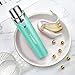 Facial Hair Removal for Women, Painless Hair Remover Lady Trimmer Peach Fuzz Electric Shaver Razor for Face Hair, Upper, Lip, Cheek, Body, Portable Pocket Blue Color (Blue)