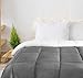 Utopia Bedding Micromink Sherpa Fleece Twin Comforter Set with 1 Pillow Sham, Plush and Warm Bedding Comforter Sets, Down Alternative Comforter, Ultra Soft and Cozy Comforter Set (Twin, Grey)