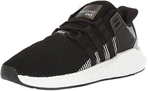 Image of adidas Originals Men's EQT Support 93/17 Running Shoe, Black/White, 9 M US