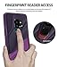 Ringke Wave Compatible with Galaxy S9 Plus Case Dual Layer Heavy Duty 3D Textured Shock Absorbent PC TPU Full Body Drop Resistant Protection Cover for Galaxy S 9 Plus (2018) - Metallic Purple