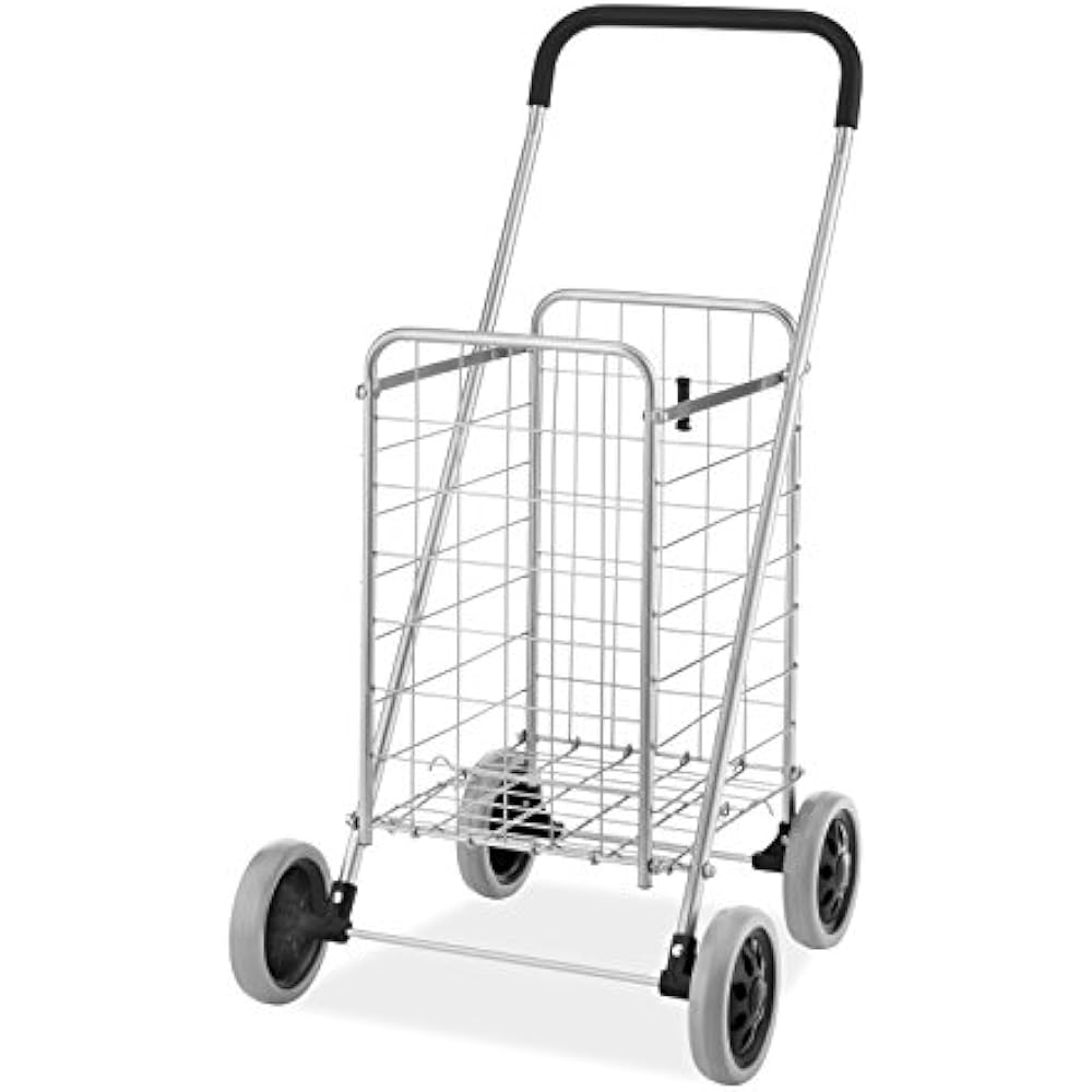 Heavy Duty Utility Durable Folding Shopping Cart Collapsible Sturdy