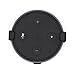 WALI Metal Wall Mount Dot 2nd Generation Holder Bracket Case Stand for Smart Home Speaker Assistant (SWM-EH-01B), 1 Pack, Black
