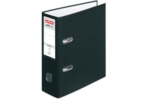 Herlitz max.File Protect A5 Upright Lever Arch File - Black