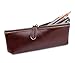 7Felicity Handmade Leather Pencil Pen Case Pouch,Small Travel Makeup Cosmetic Bag,Supply Gadget Holder(201S)