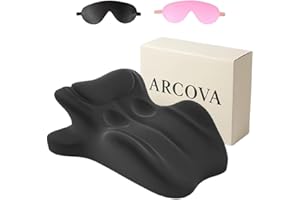 FULANRT Arcova Sweet Spot Pillow, Chiro Monk Pillowcase Wedge Pillow - 27°Angle Perfect Position, Memory Foam Wedge Cushion for Support & Back (Style-a)