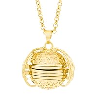 Muranba Dress Expanding Photo Locket Necklace Pendant Angel Wings Gift Jewelry Decoration