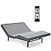 Fashion Bed Group S-Cape 2.0 Adjustable Bed Base with Wall Hugger Technology and Full Body Massage, Queen, Charcoal Gray
