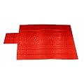 Heavy Duty Lumber Tarp - 20' x 28' (6' Drop & Flap) - 18 oz. Red Tarp