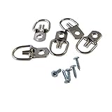 200 Pack D-Ring Picture Hanger with Screws