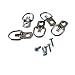 200 Pack D-Ring Picture Hanger with Screws