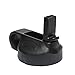 MORLA Straw Lid for Hydro Flask Wide Mouth Water Bottle. (Black)