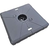PURPLE LEAF Offset Patio Umbrella Base Sand/Water Filled Square, 34'' X 34''
