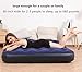 Tuomico Queen Air Mattress Camping Blow up Bed Raised 9 inch Inflatable Airbed for Guest, Travel, and Homethumb 1