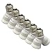 SmartDealsPro® 6-Pack E27 Y Shape 1 Male to 2 Female LED Light Splitter Bulb Base Adapter Lamp HolderConverter