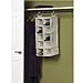 Household Essentials 311344 10 Pocket Hanging Shoe Storage Organizer for Closets | Natural Canvas
