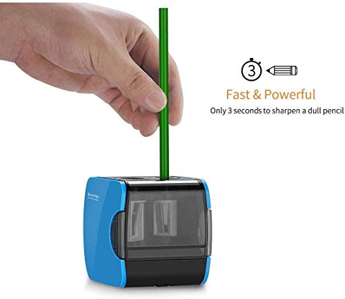 SMARTRO Electric Pencil Sharpener, Best USB or Battery Operated for No.2 and Colored Pencil