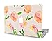 LuvCase Rubberized Plastic Hard Shell Case Cover Compatible MacBook Air 13 Inch 2019/2018 New Version A1932 with Retina Display (Touch ID) (Orange)