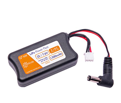 HYPERION 1300 MAH 2S 7.6V HV LIPOLY PACK FOR FATSHARK/HEADPLAY GOOGLES