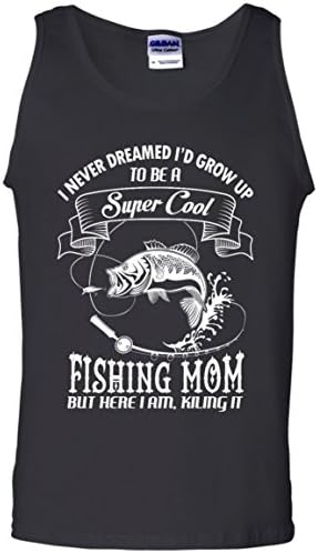 Super Cool Fishing Mom Cotton Tank Top For Men