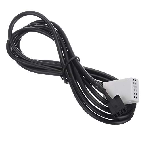 TOOGOO Car Cd Changer Player Audio Aux Audio Harness Switch Button for-BMW E60 E61 E63 E64 E87 E90 E70 F25