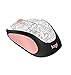 Logitech M317 Wireless Mouse - Pink Doodle Brainstorm Pink (910-005308)