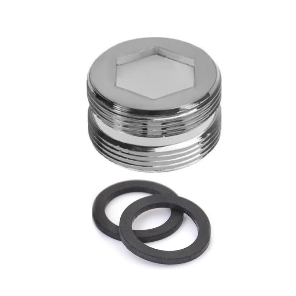 Brass Faucet Adapter, 24mm Male Thread to 24mm Male Thread NPT Tap Connector Faucet Water Purifier Aerator Adapter