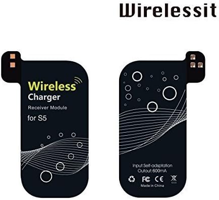 Galaxy S5 Qi Receiver,WIRELESSIT Qi Standard Wireless Charging Receiver Module for Samsung Galaxy S5 i9600 0.5mm Ultra-thin