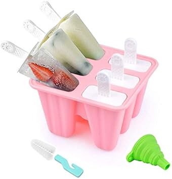Moules A Glace Wktrsm Moules A Glace Silicone Moules A Glacons Popsicles Mold Sans Bpa Ice Creme Pop Mold Reutilisable Pour Bebe Enfants Et Adultes Cuisine Maison Lemoncitylive Com