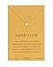 Zealmer Good Luck Small Elephant Necklace Charm Leave Horseshoe Infinite Unicorn Pendant Necklace Gold
