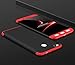 XiaoMi RedMi 4X Case, Ranyi [Full Body 3 in 1 Series] [Slim & Thin Fit Tightly] [360 Degree Protection] Premium Hybrid Bumper 3 in 1 Electroplated Hard Case for XiaoMi RedMi 4X (2017), red/Black