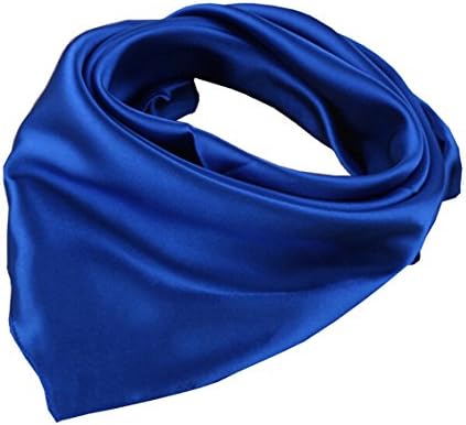TopmodeWomen’s Solid Color Square Scarf Neckerchief (Royal Blue)