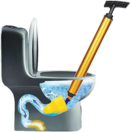 Toilet Plunger, High Pressure Toilet Dredge Powerful Manual Strong Home Toilet Dredge Sewer
