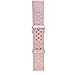 Fitbit Blaze Smart Fitness Watch Band,Thankscase Genuine Leather Strap Wrist Band Replacement, Spring Bar and Beautiful Embossed Pattern for Fitbit Blaze Smart Fitness Watch.(Rose Sport)