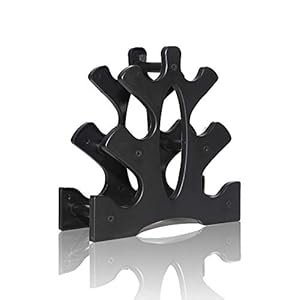 DMAR PVC Dumbbell Rack For Small Dumbbells (No Dumbbells), Household 3 Tier Dumbbell Holder, Fitness Equipment Accessories
