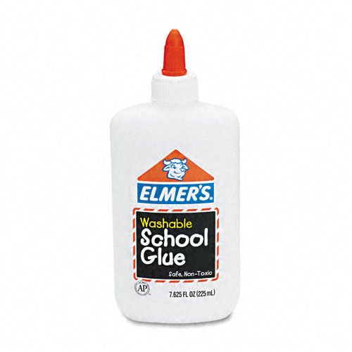 Elmer`s : Washable School Glue, 7.62 oz, Liquid -:- Sold as 2 Packs of - 1 - / - Total of 2 Each