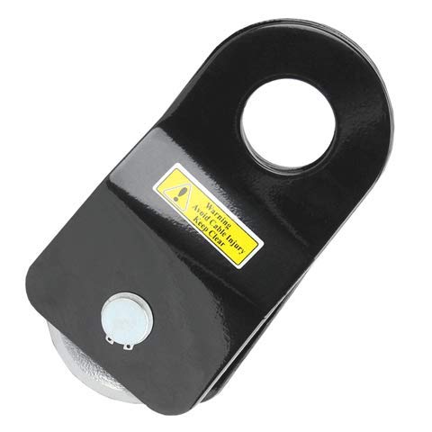 TUFF STUFF CNC Machined Snatch Block 10 Ton Winch Pulley 1/4" 20,000lb Capacity