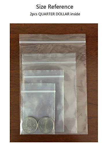 4 Plastic+Ziplock+Assorted+3+9x5+2+Reclosable