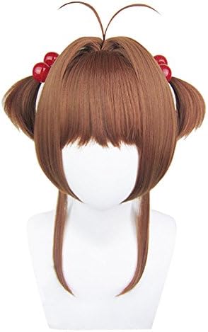 Amazon カードキャプターさくら 木之本 桜 きのもと さくら 風 コスプレ ウィッグ 髪飾り付き かつら 仮装用 ヘアピース 専用ネット付き Cosplay Wig コスプレ 仮装 通販