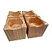 Tomokazu Northpoint Solid Wood Sofa, Table, Bed Riser, and Furniture Lifter (Set of 4, Lifts 2 Inches)