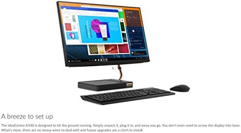 Lenovo 24" FHD (1920 x 1080) IPS Touchscreen All-in-One Ideacentre A540 with Intel 8 Core i7-9700T Processor up to 4.30 GHz, 16GB DDR4 RAM, 512GB PCIe SSD, and Windows 10 Home 6 Lenovo 24" FHD (1920 x 1080) IPS Touchscreen All-in-One Ideacentre A540 with Intel 8 Core i7-9700T Processor up to 4.30 GHz, 16GB DDR4 RAM, 512GB PCIe SSD, and Windows 10 Home