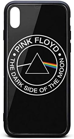 iPhone X/XS Case,Pink-Floyd-Logo-Art-Rock- Anti-Scratch Slim Cover Case,TPU and Tempered Glass