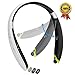 [Newest Design] Foldable Bluetooth Headset, Senbowe™ Upgrade Wireless Neckband Bluetooth Headset with Retractable Earbud and Foldable Design for iPhone, Android, Other Bluetooth Enabled Devices