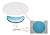 TBH Silicone Pastry Mat with Measurements 12 inch Silicone Baking Mat for Cake Decorating Turntable