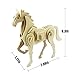 Funria Bfun 3D Puzzle Art Projects Craft 3D Wooden Puzzles Wooden Model Toys for Kids Assemble Paint DIY Animal Puzzle