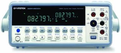 GW Instek GDM-8255A 120000 Counts VFD Dual Display Digital Bench Top Multimeter, 100mV/1V/10V/100V/750V AC Voltage Range