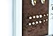 Kullavik Wall Mounted Jewelry Organizer Armoires Home Decor Display Shlef Storage for Necklaces,Bracelets,Ring Holder,Earings Wire Mesh,Velvet Earring Display,Incl.Hooks for Hanging Jewelries